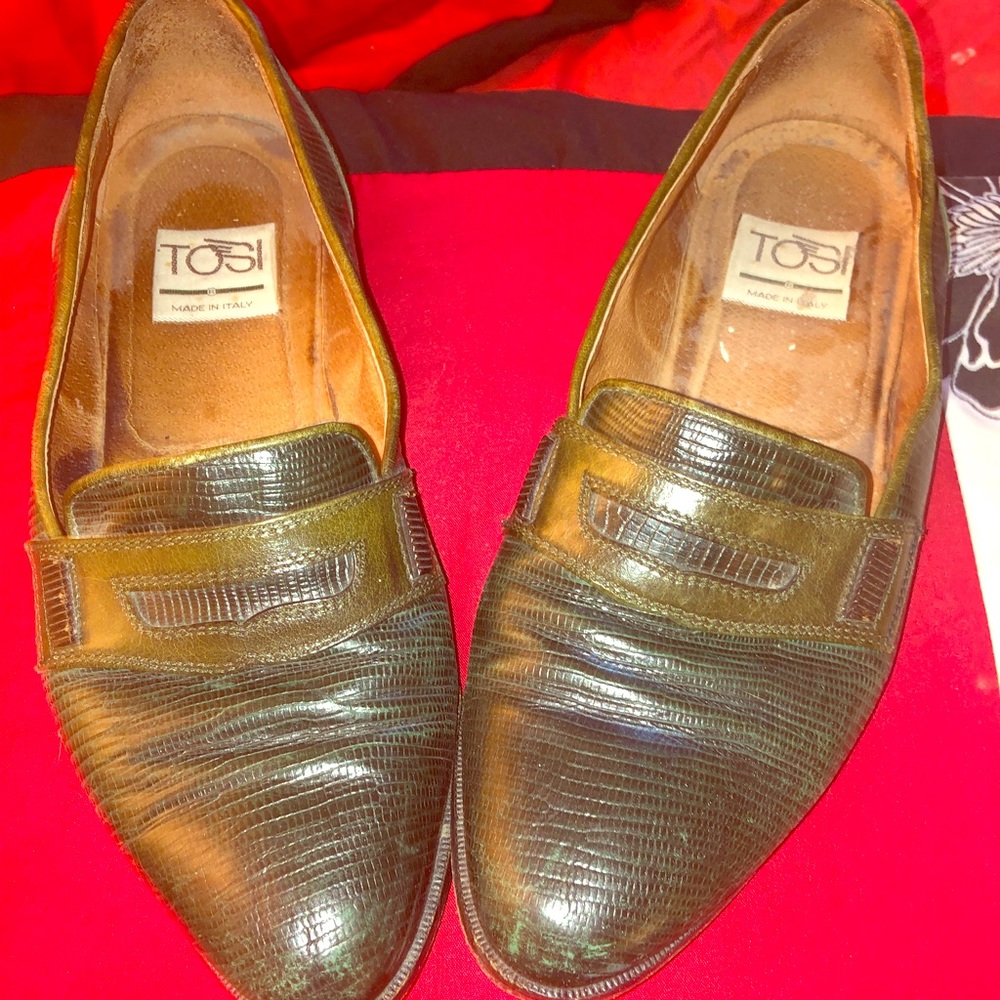 Tossi  Italian leather loafers